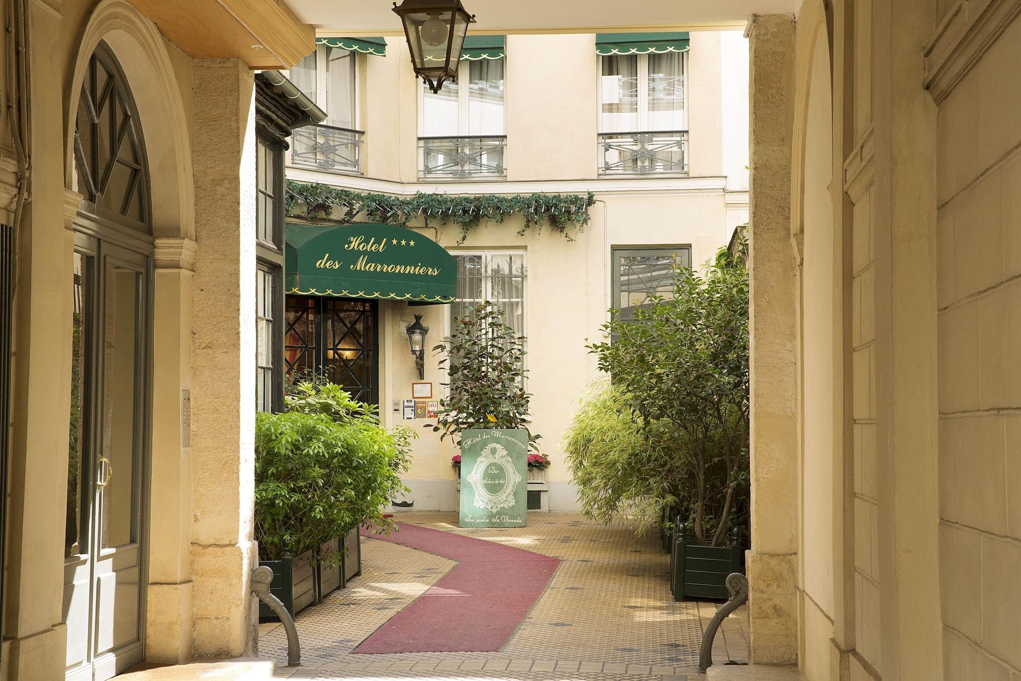 Hotel Des Marronniers Париж Экстерьер фото